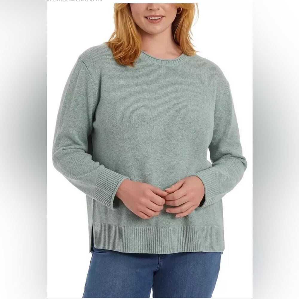 Brand New-Ella Moss Crew Neck Knit Pullover Sweater